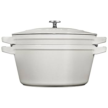 早い者勝ち！ココット 鋳鉄製 グレー 蓋付き 24㎝ ストウブ ココット ラウンド 24cm| 鋳物ホーロー鍋| ストウブ